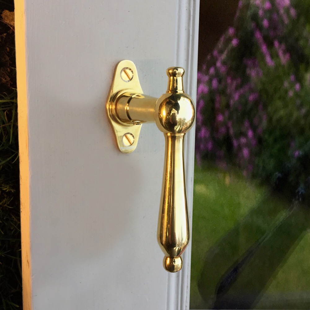 Fenstergriff Antik - Drehgriffe Fenster Langgriff Olive Drehkippbeschlag Retro