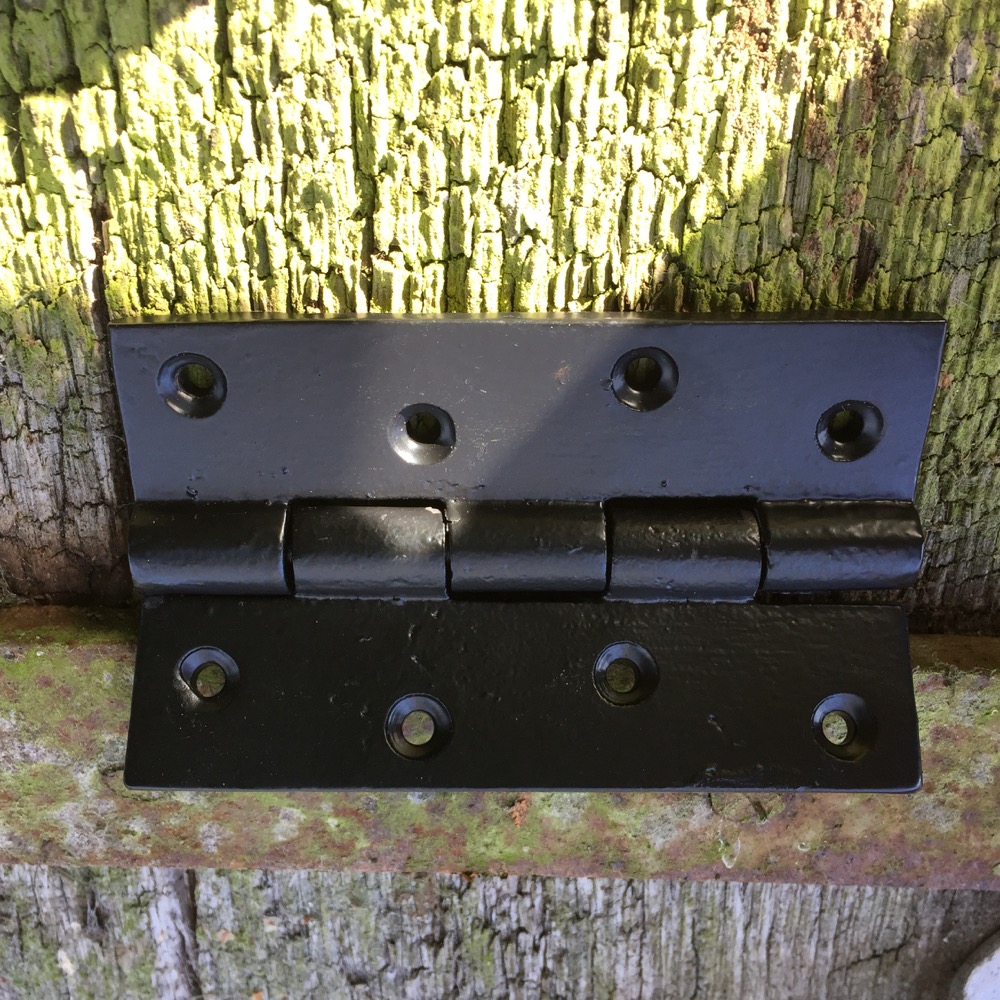 Klappband -Tischband Eisen Beschlag Möbel Beschläge antik Tischbänder 75 x 55