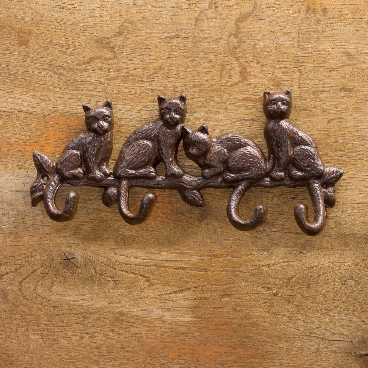 Katzen- Kleiderhaken, Haken für Garderobe, Flurgarderobe, Garderobenhaken