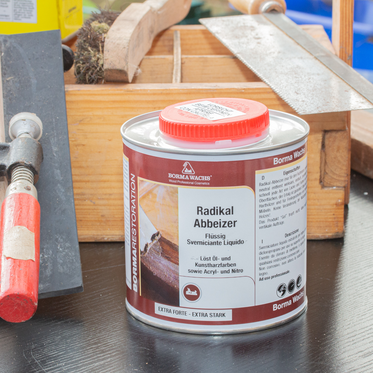 Abbeizer extra stark entfernt Öl Harze Farben - Flüssig - 750ml