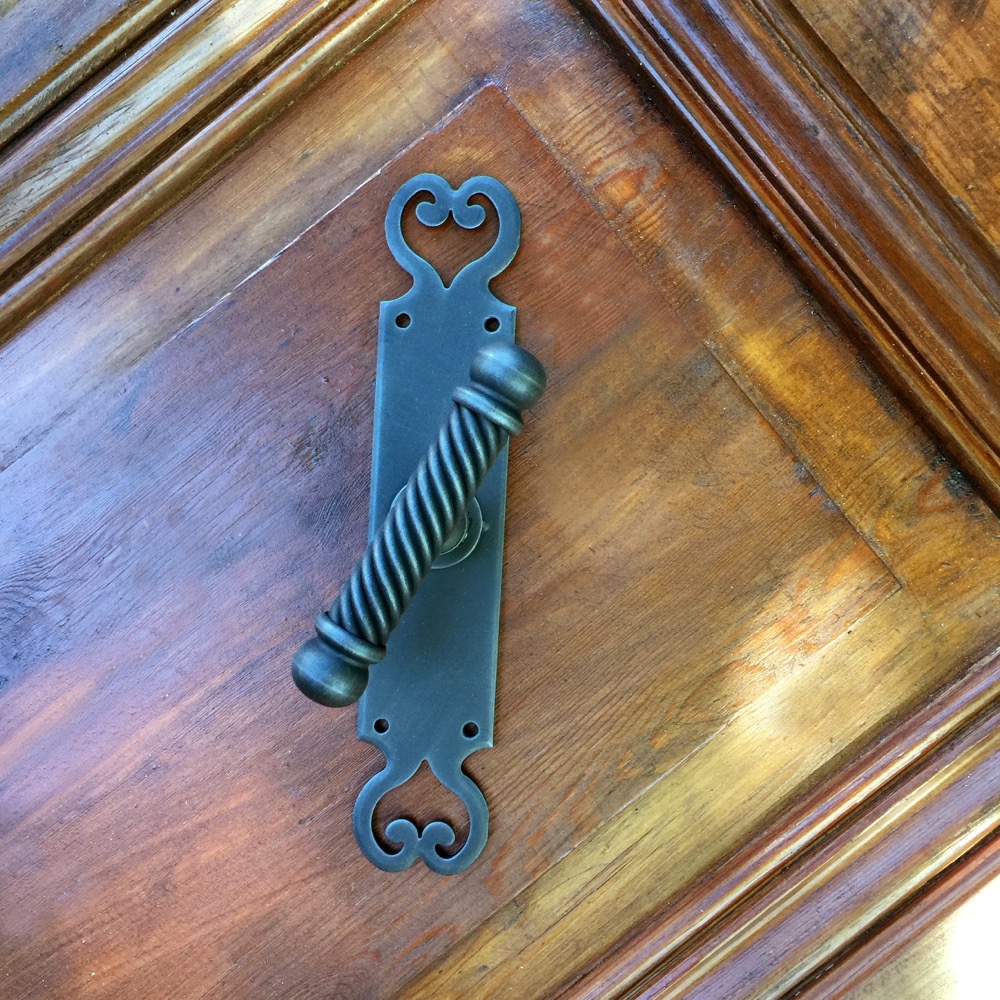 Fenstergriff, Fensterolive, Fenster Griffe - Fenstergriffe antik gezwirbelt