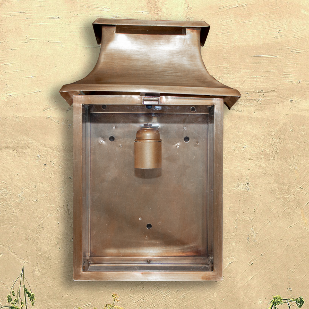 Außenleuchte,Messing, Gold, Haustür, Wandlampe, 35,0 cm