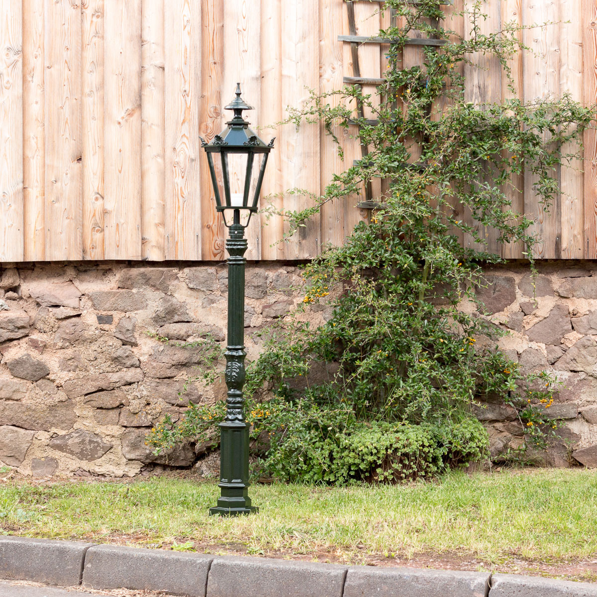 Aussenleuchte, Gartenlampe stehend, Nostalgie Leuchte, Porto Pico grande, H.175cm