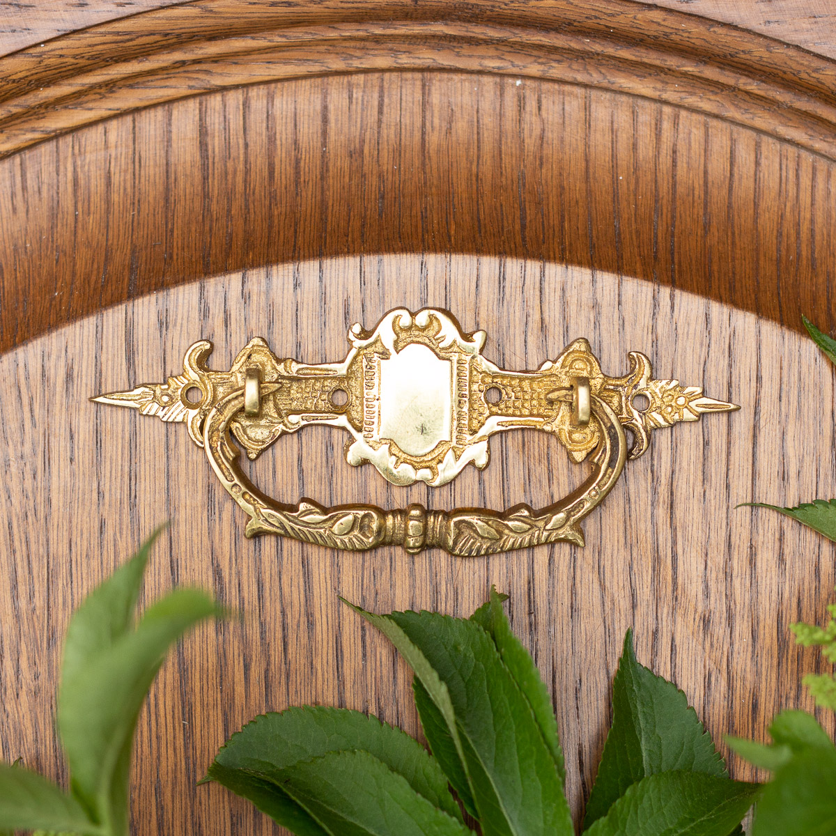 Möbelgriffe, Hängegriff für Kommode, Schubladengriff, Messing, Antikbeschlag