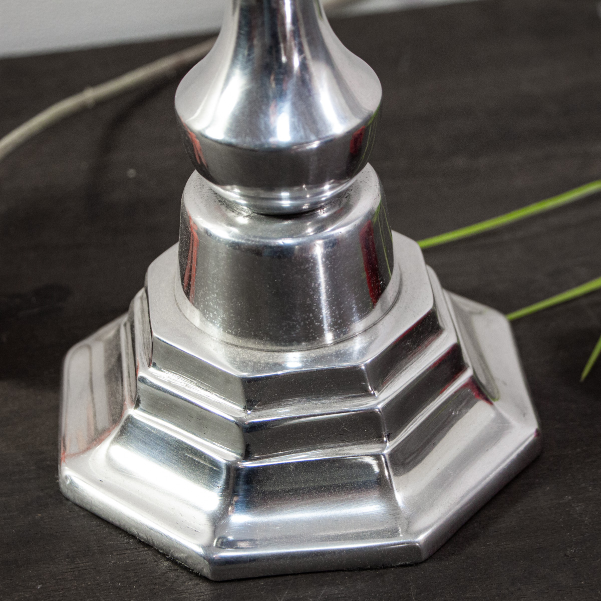 Aluminium Kerzenhalter, Lang, Oval, Dekoration