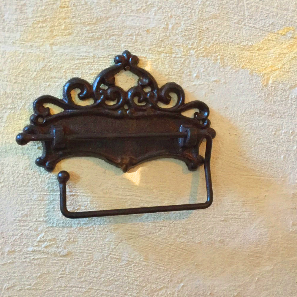 Vintage Rollenhalter Toilette - Toilettenpapier Halter WC Papierrollenhalter WC