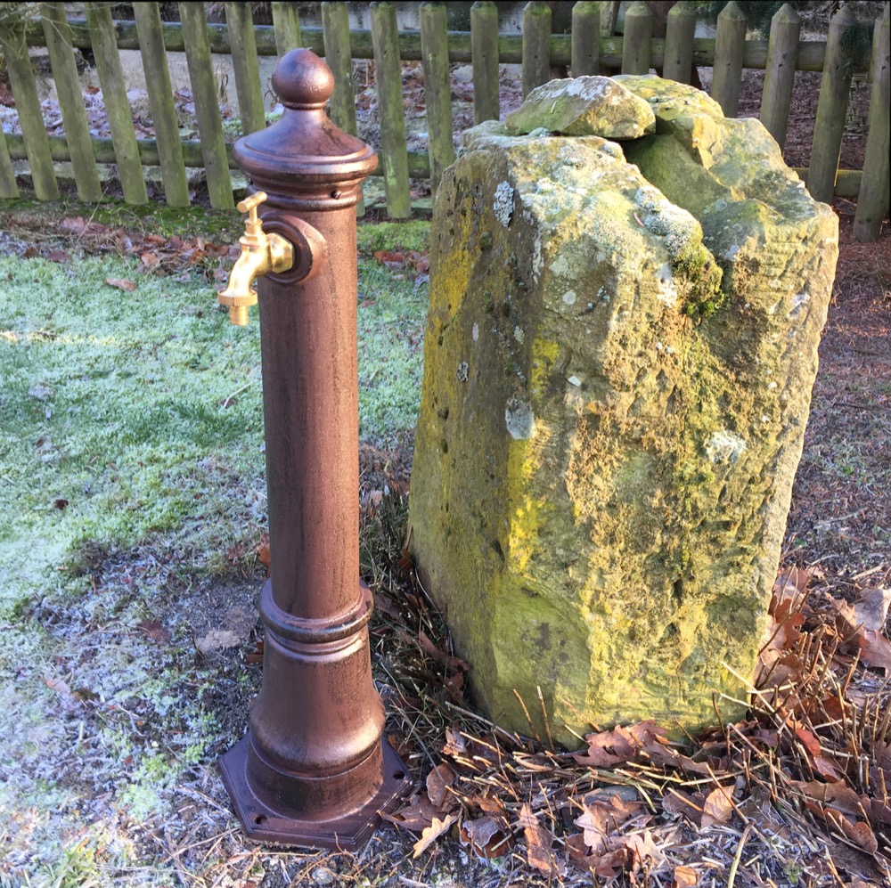 Gartenbrunnen - Standbrunnen Garten Säulenbrunnen - Stehbrunnen Wasserzapfhahn