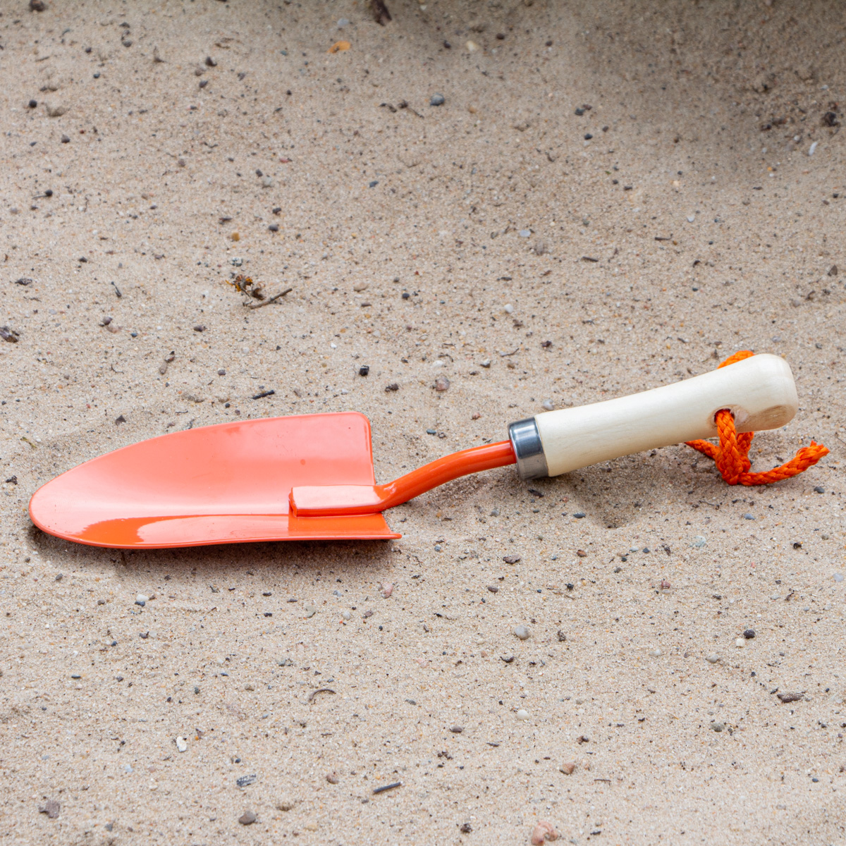 Schaufel für Kinder, Kinder- Schippe, Gartengerät | Eisen, Orange| H2,5xB24,5cm
