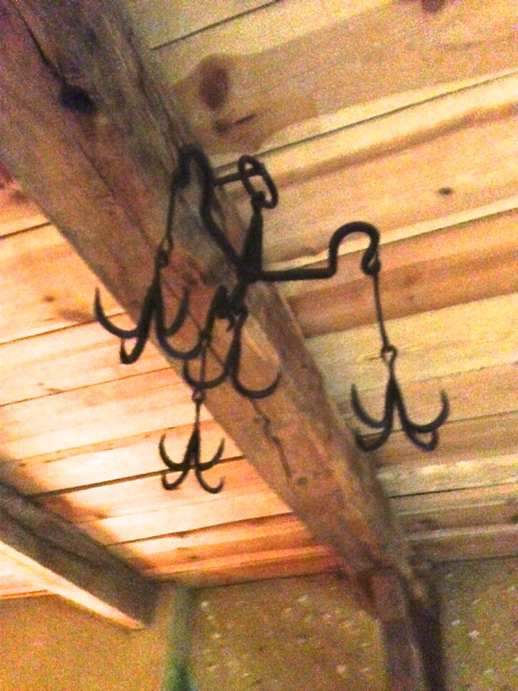 Schinkenhaken, Wursthaken, Haken zum Räuchern Fisch + Wurst, Räucherhaken