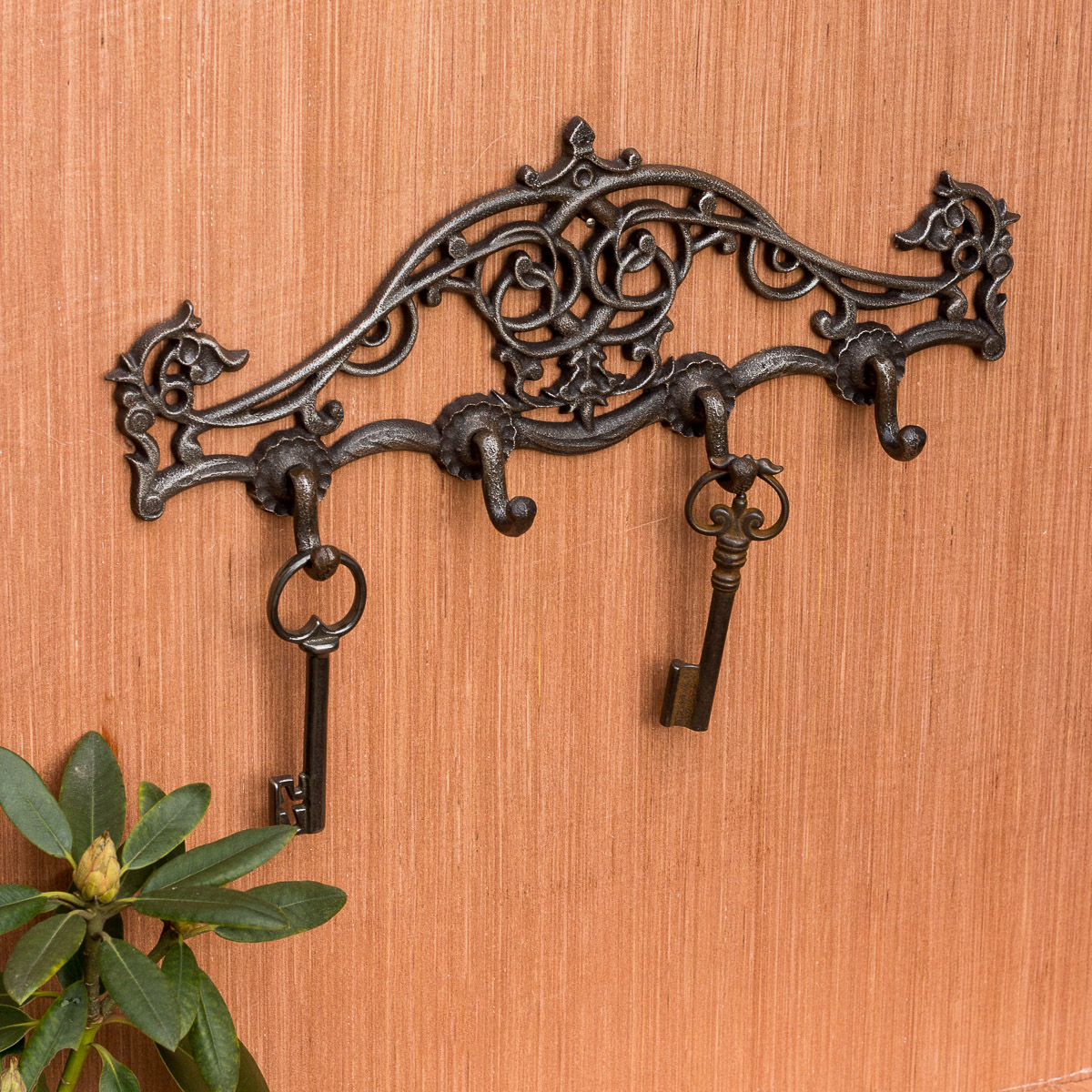 Garderobe kleine Nostalgie Wandgarderobe im Jahrhundertwende-Stil Schlüsselbrett