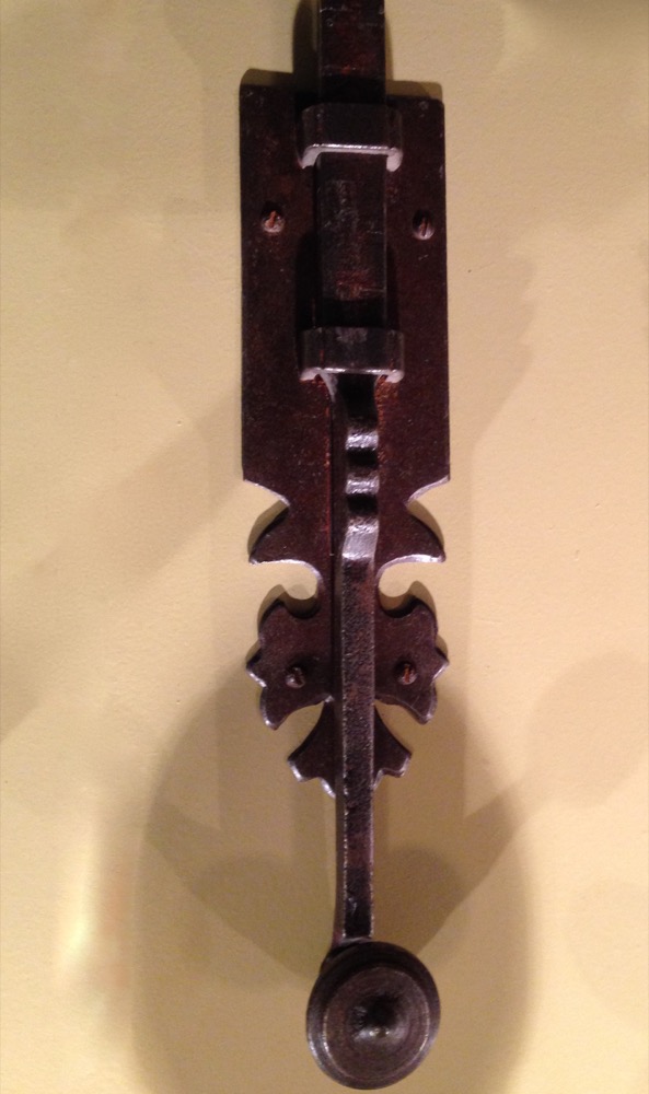 Schubriegel schön passend für alte Tür, Schließvorrichtung f Fenster + Gartentür