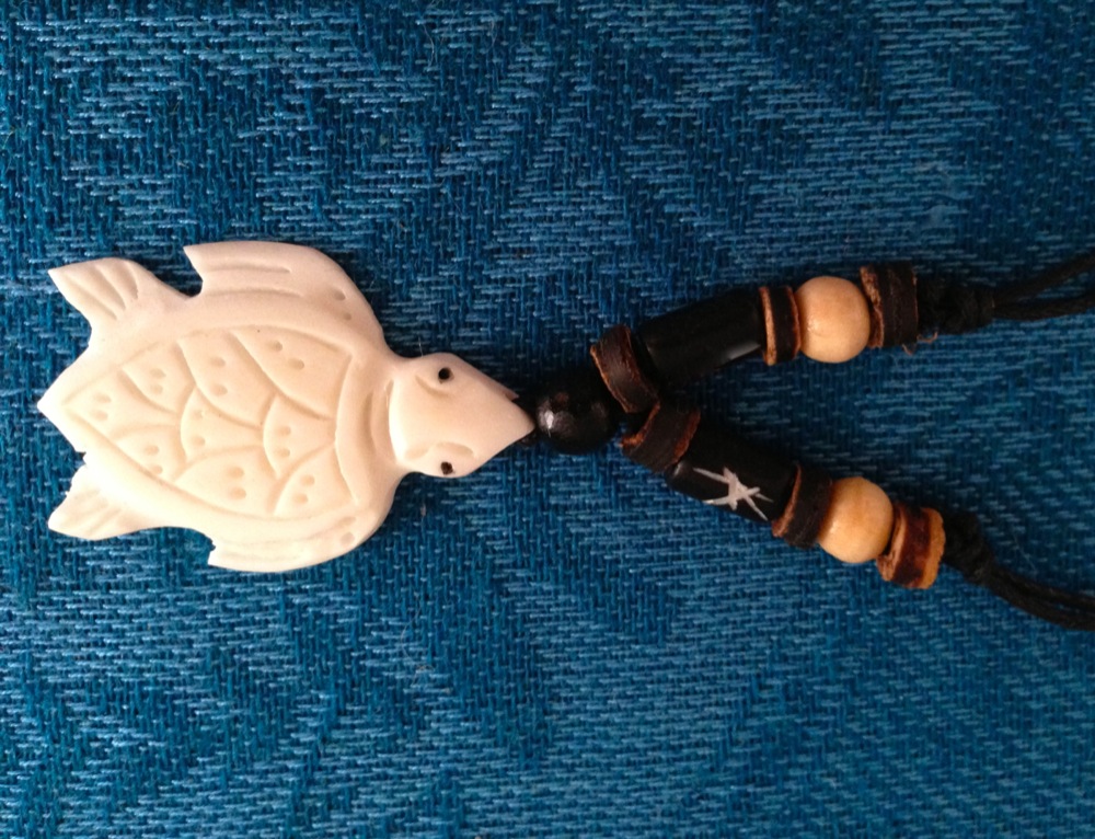 Kette der Maori-Surfer, Halskette, Schildkröte handgeschnitzt