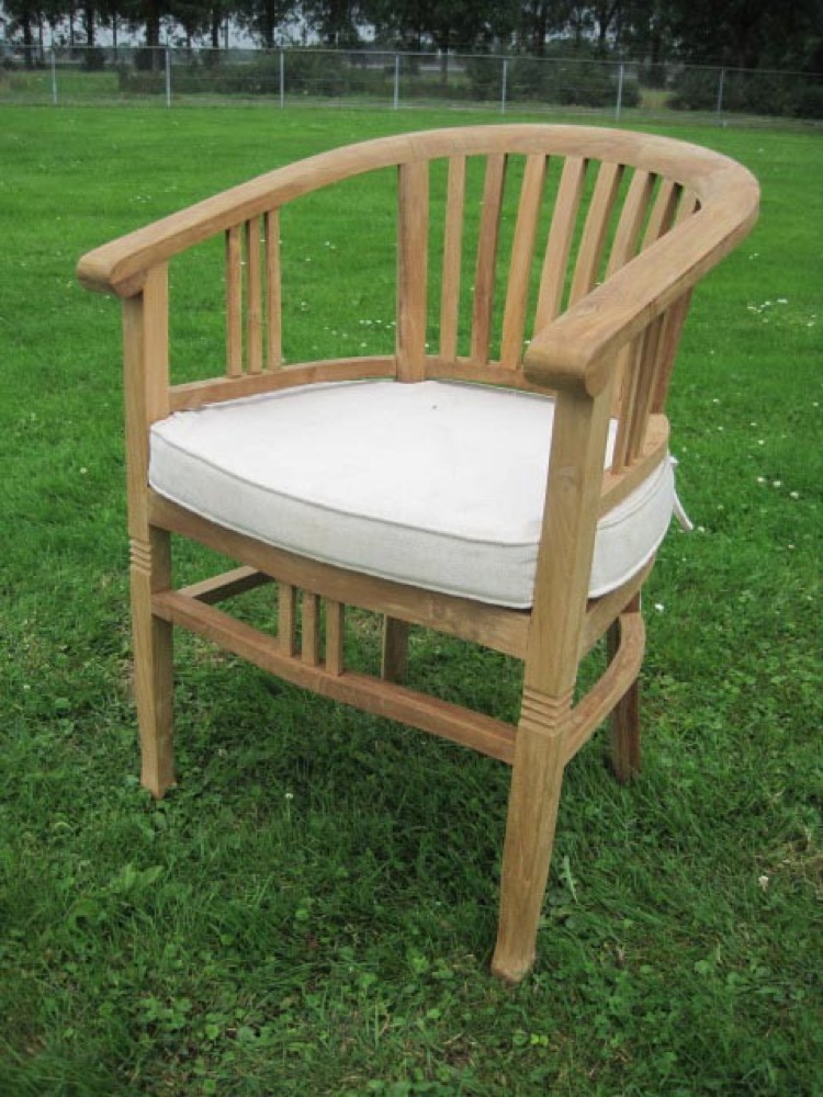 Stühle für Teak Tisch, massiv-Holz Betawi Stühle als Esszimmer oder Gartenmöbel