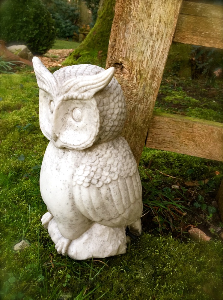 Terrassen Beleuchtung Eule, Beet-Lampe Gartenbeleuchtung Gerten Deko Aussenlampe