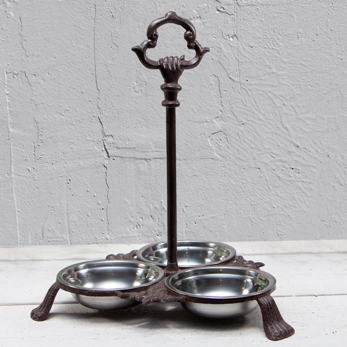 Trinkschale, Eisen. Braun, Hunde, Katzen | Eisen, braun | H36,5xB29,0cm