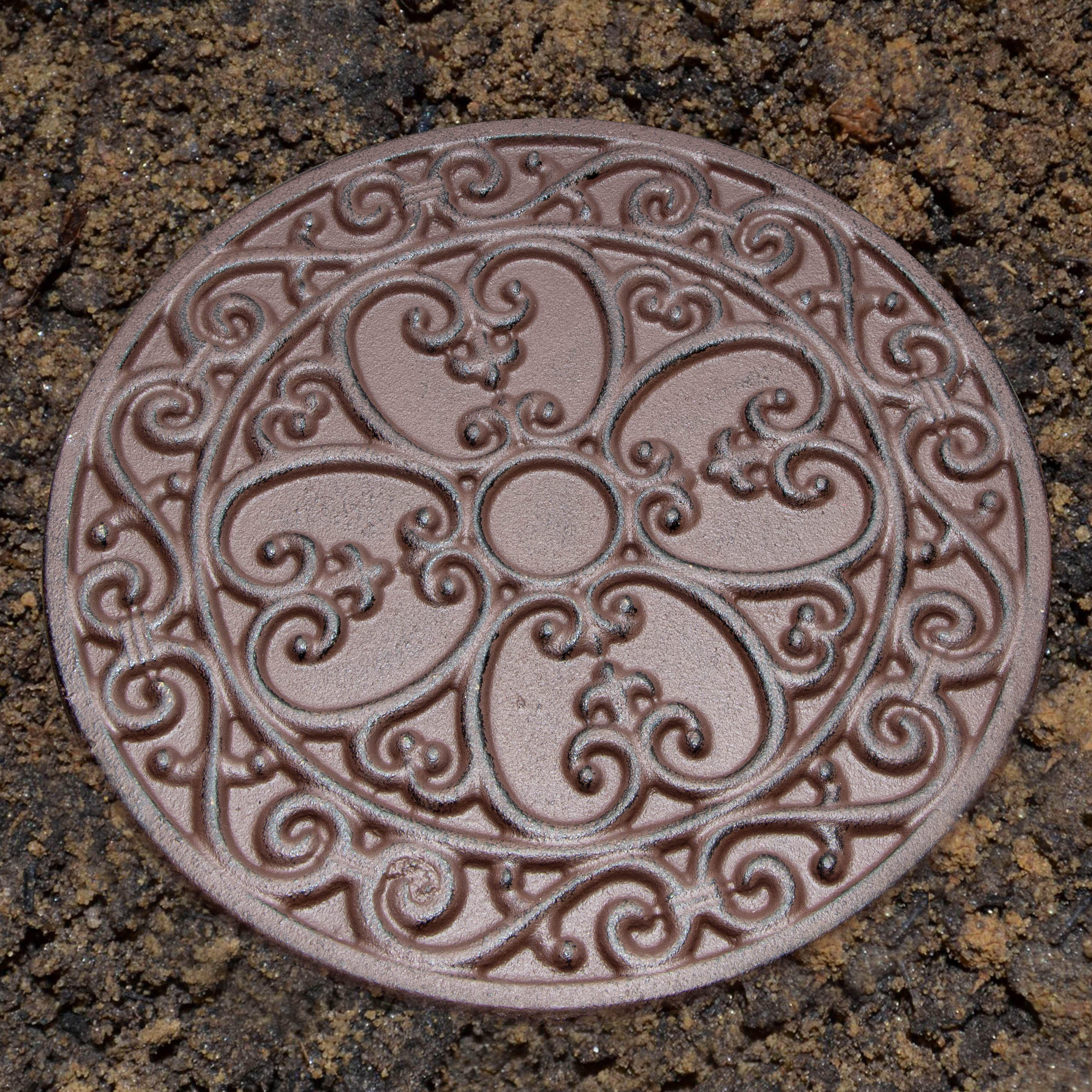 Trittplatte für Rasen und Beet, Dekoration für den Garten