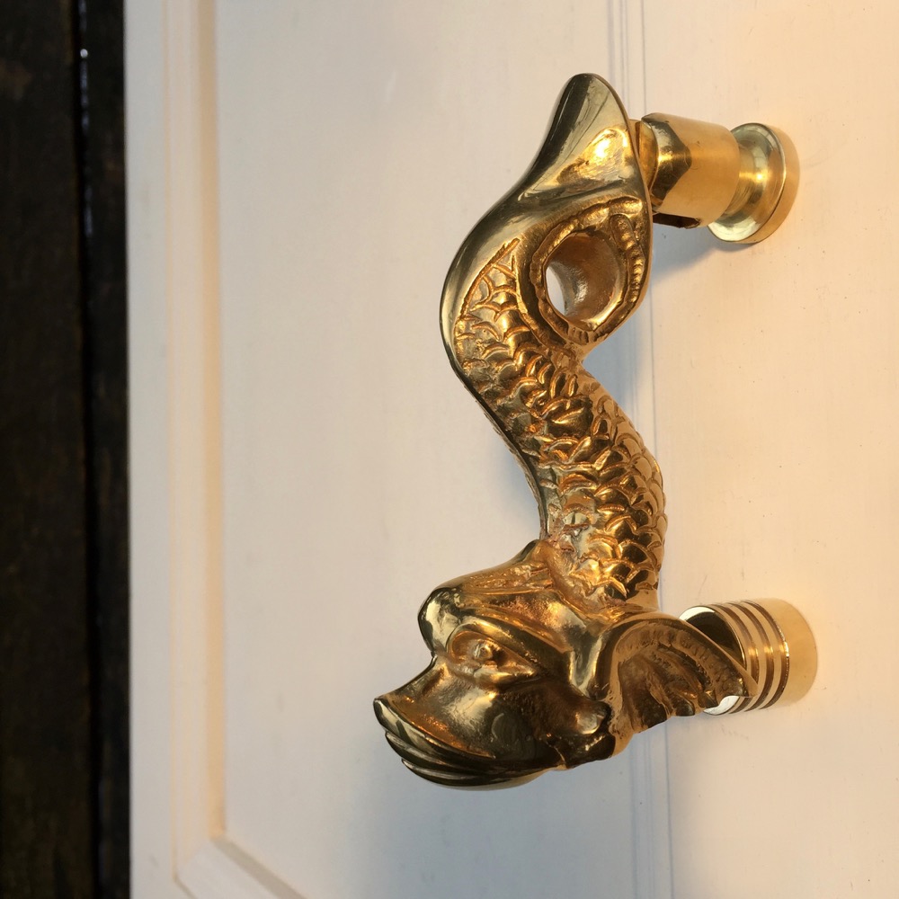 Türklopfer Fisch für die Kajüten Tür Klopfer für Haustür Ferienhaus Nordsee