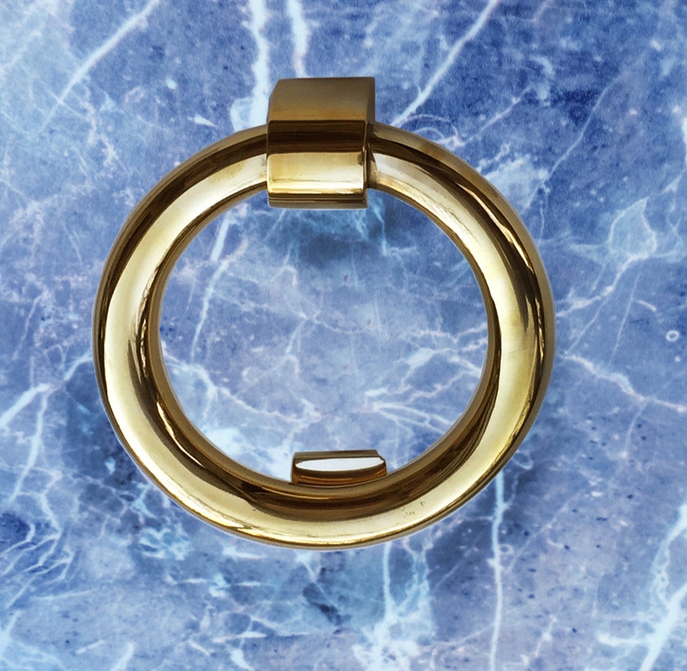 Türklopfer massiv Türklopfer Messing - Messingbeschläge Antike Tür Klopfer