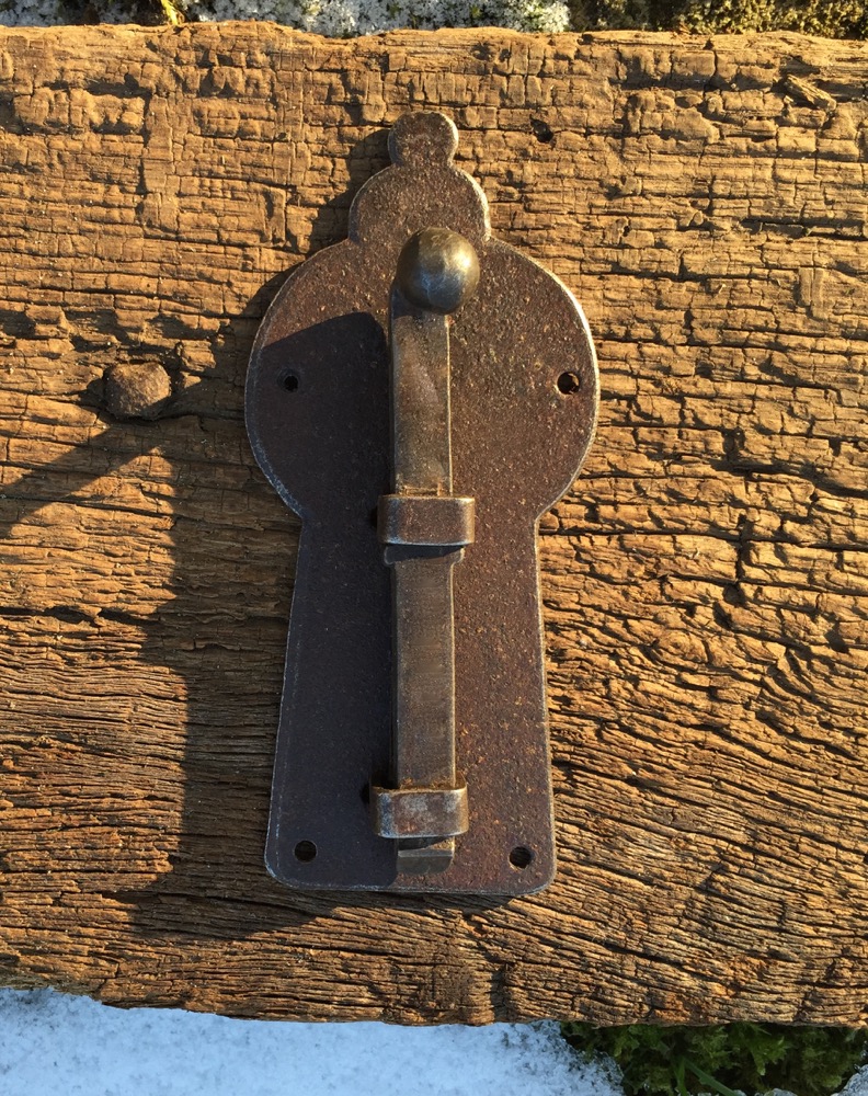 Riegel wie antik- Stall Tür Schiebe-Verriegelung, Verschluss-Schieber Reibriegel