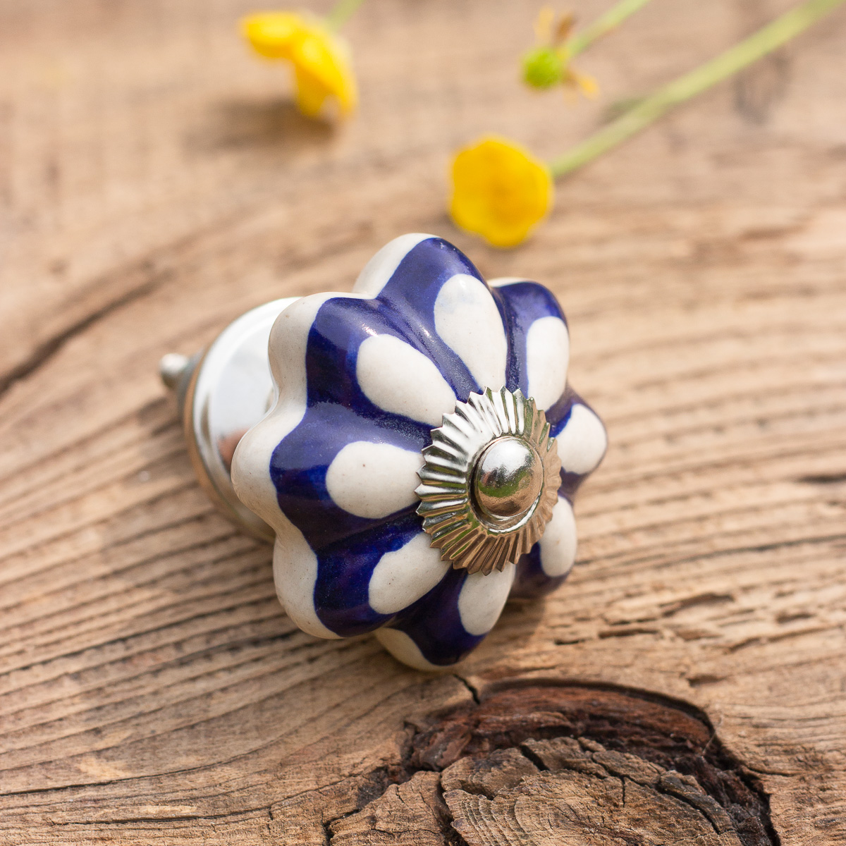 Porzellangriff für Schranktür, Knauf aus Porzellan, Griff für Schubladen