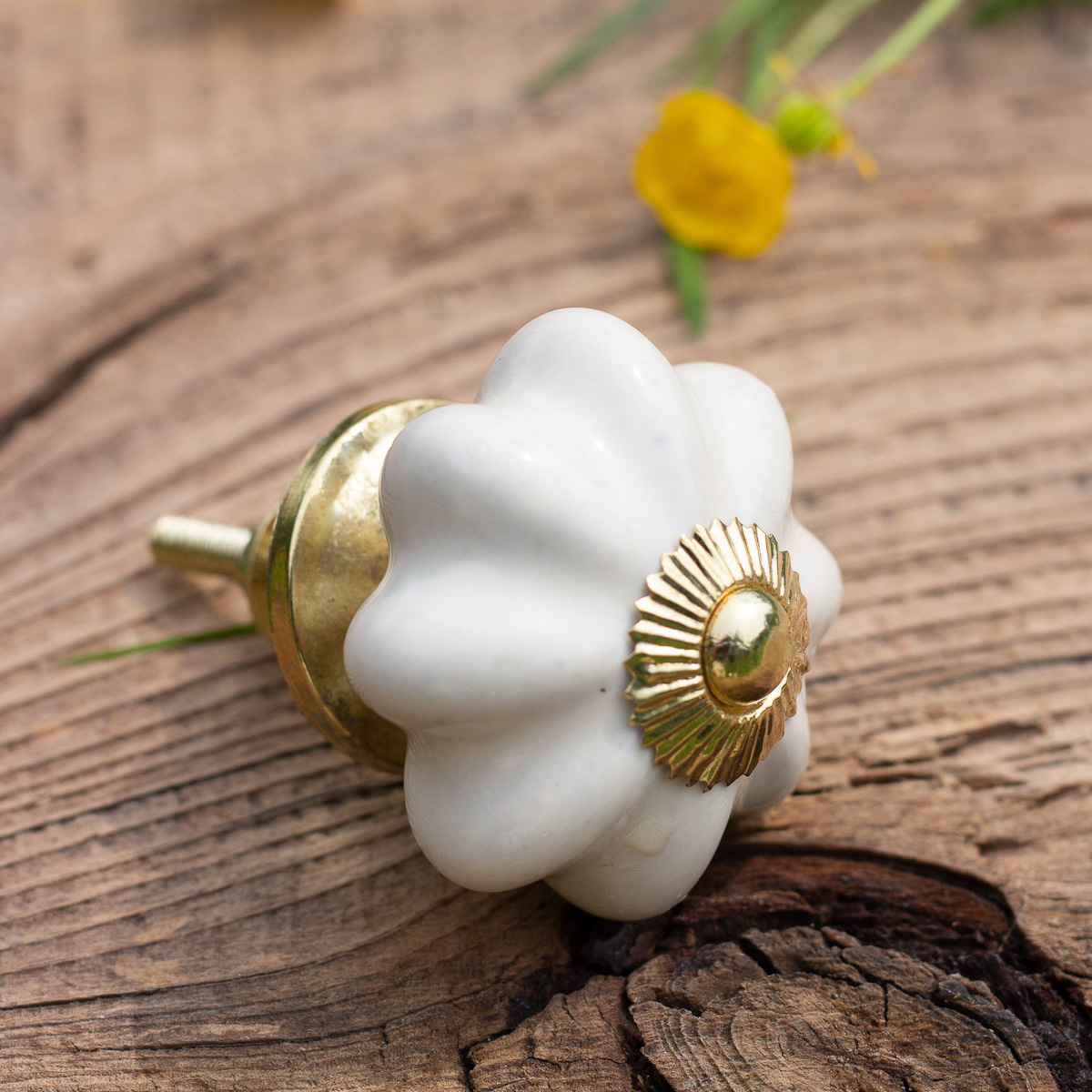 Porzellanknauf für Schranktür, Knauf aus Porzellan, Griff für Schubladen