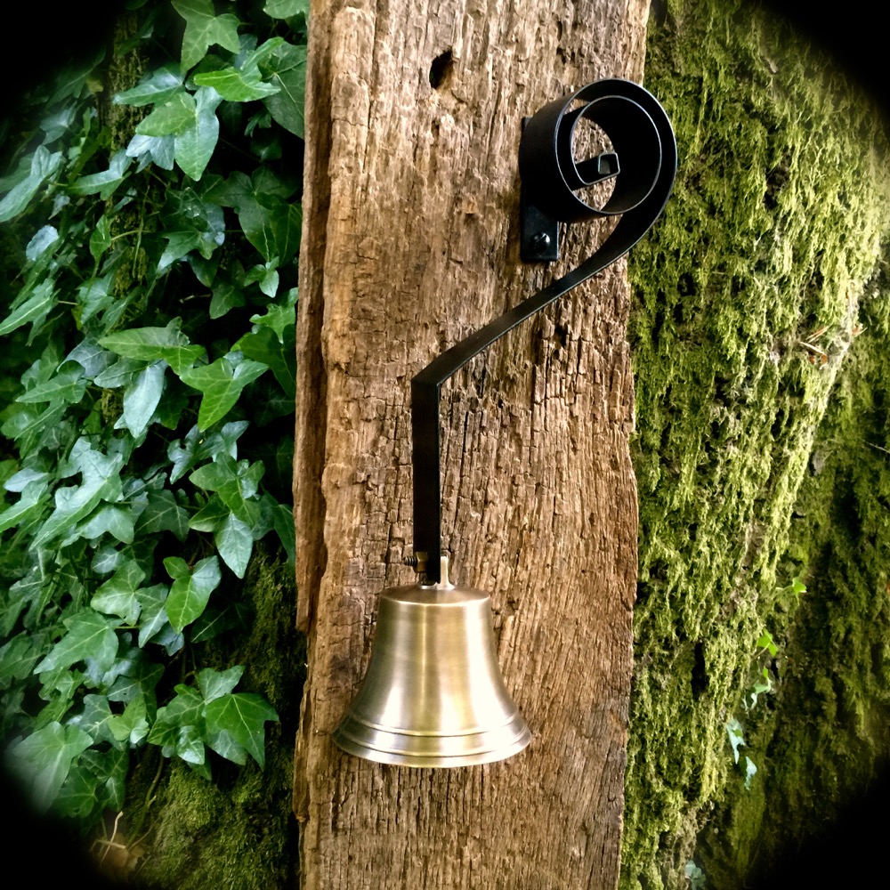 Türglocke mit Ziehgriff, Ziehklingel, Ziehglocke wie antik, Klingel mit Zug