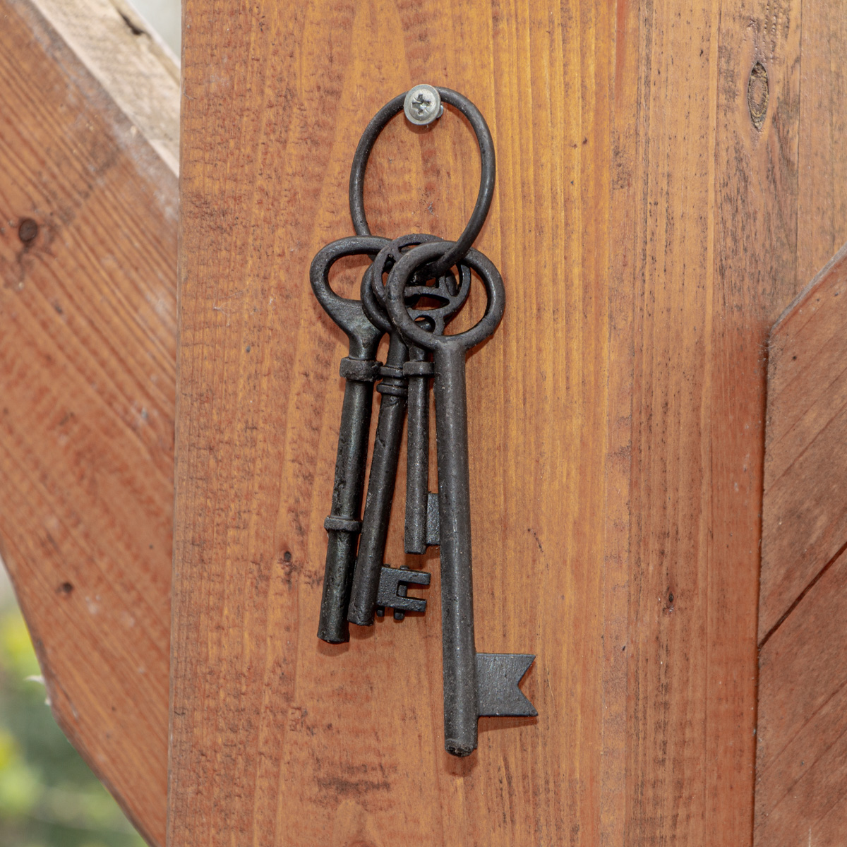 Schlüsselbund, Dekoration, Wanddekoration | Eisen, schwarz | H14,6xB4,4 cm