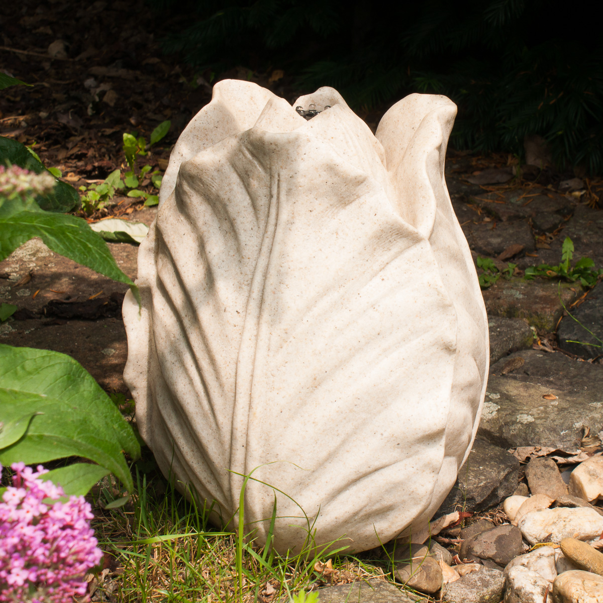 Tulpenblüte, Zimmerbrunnen für Therapieraum, Tischbrunnen, Raumbefeuchter