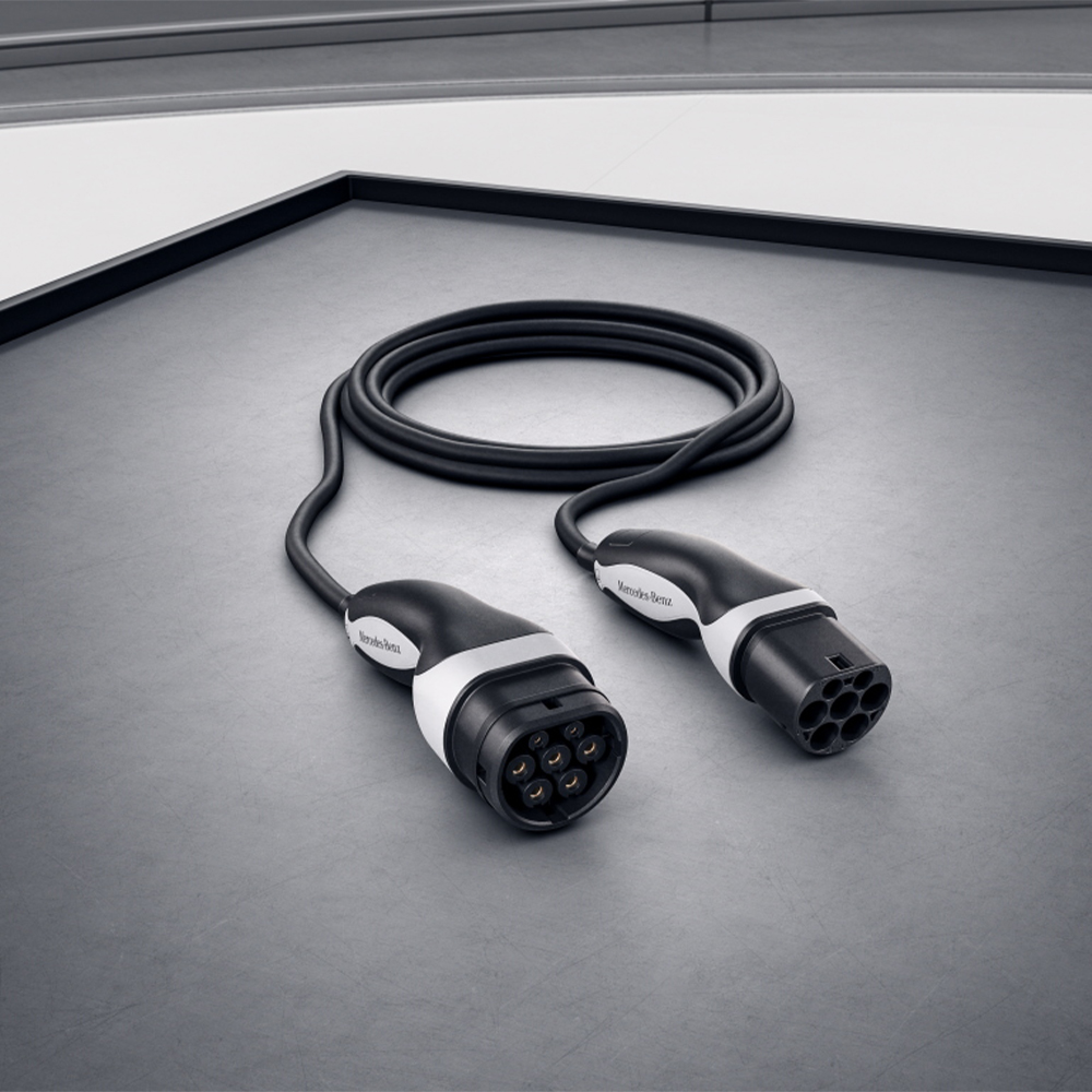 Mercedes-Benz Ladekabel für öffentliche Ladestation / Wallbox, Mode 3, 5m glatt, 16A