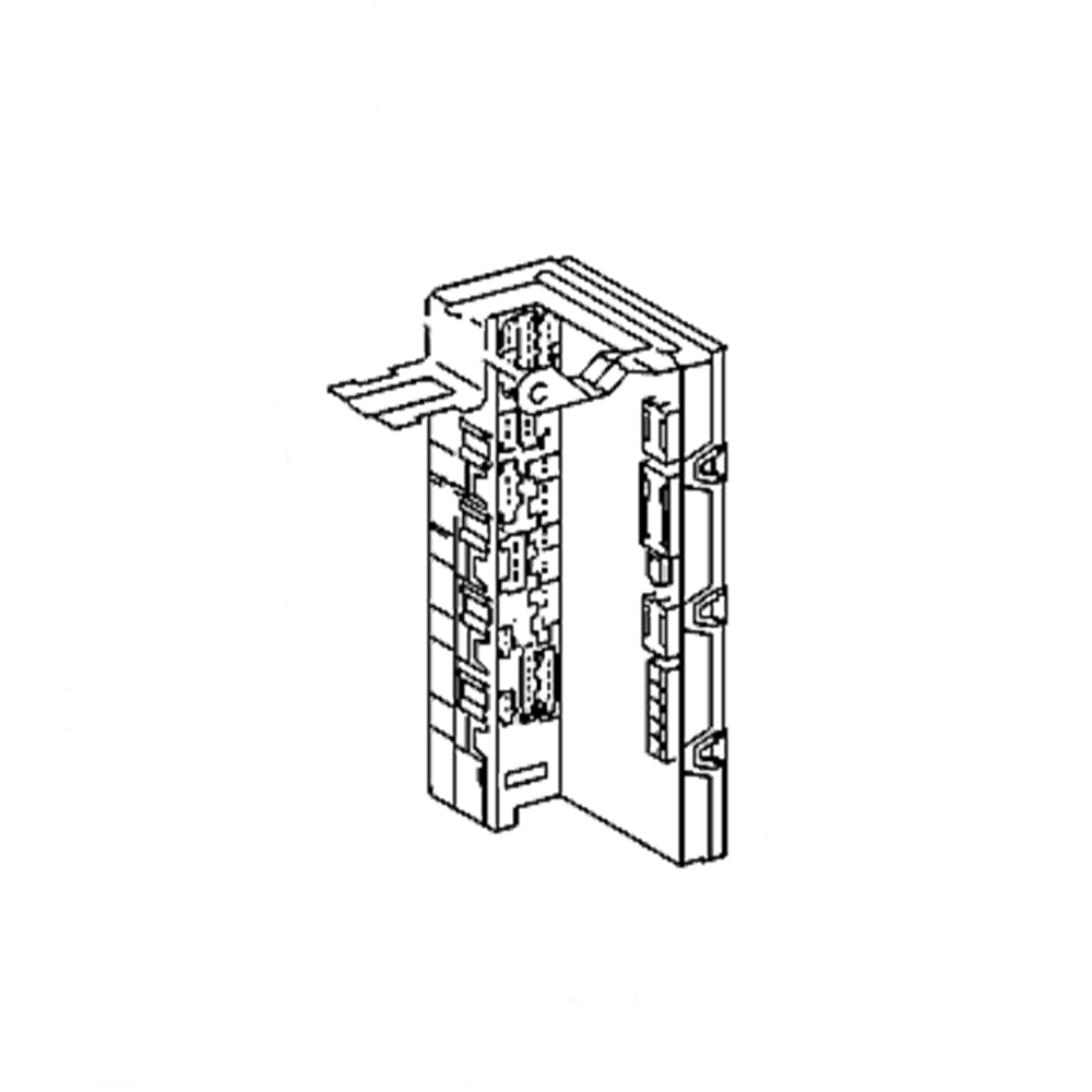 Mercedes-Benz Zentral Elektrik Grundmodul, Signalerfass- und Ansteuermodul mit Sicherungs- und Relaismodul hinten, SAM/ SRB