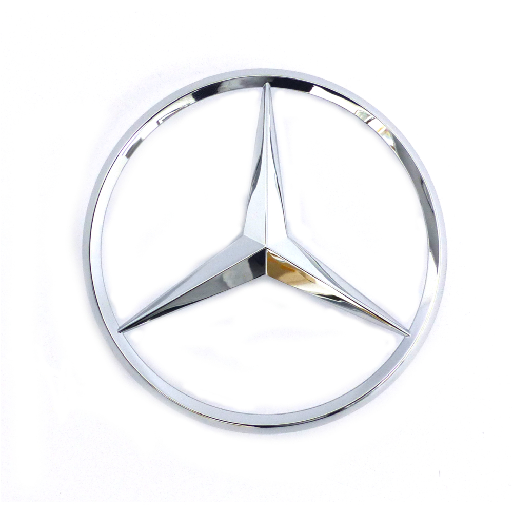 Mercedesstern an Heckklappe C-Klasse T-Modell S203 silber