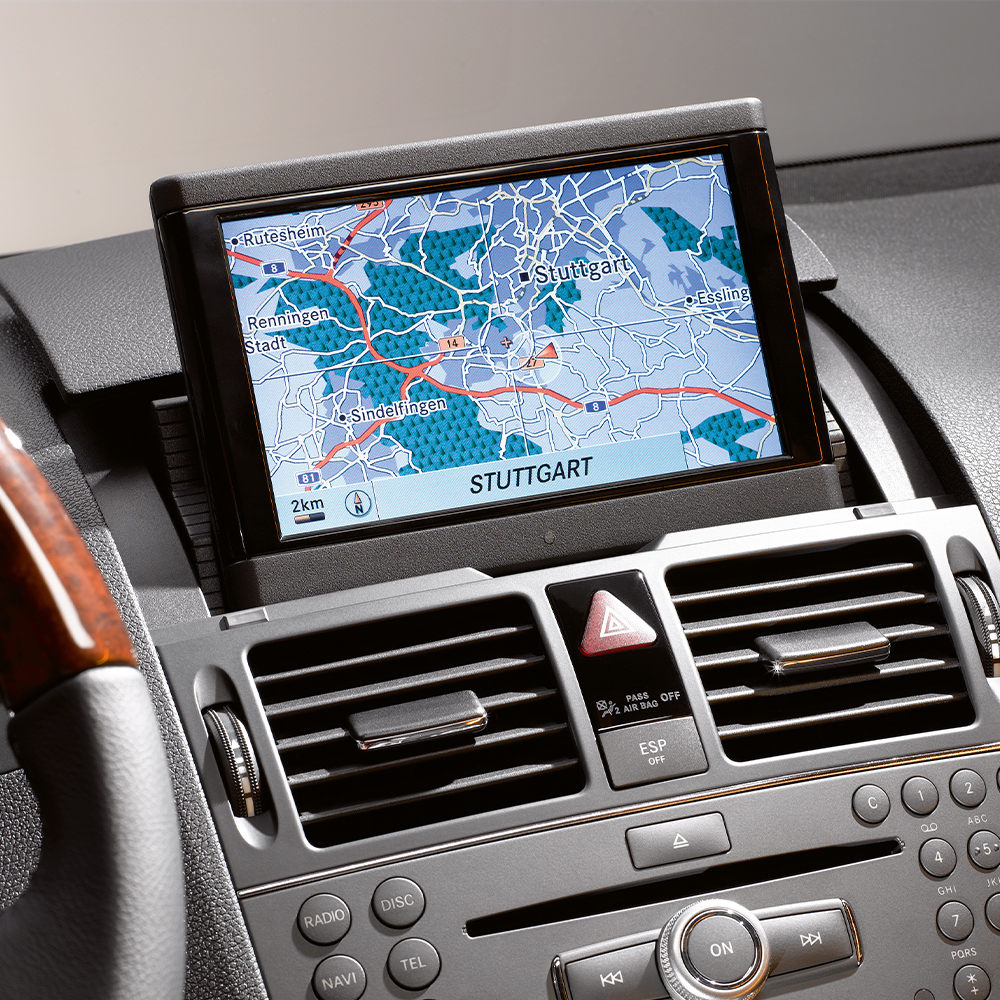 Mercedes-Benz COMAND APS Monitor, schwarz, S204/W204