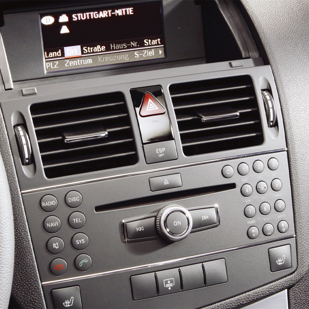 Mercedes-Benz Audio 50 APS Bediengerät mit DVD-Wechsler, S204/W204/X204