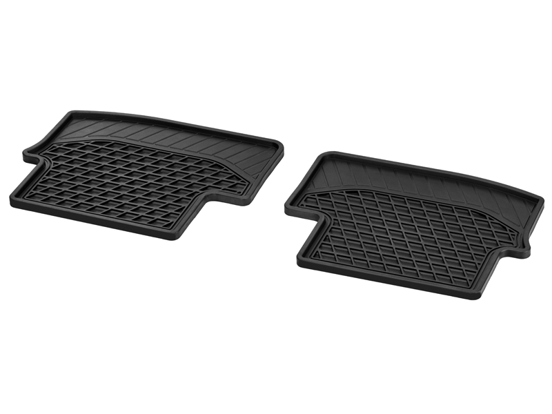 Fußmatten Gummimatten Fond C-Klasse W205 Coupé