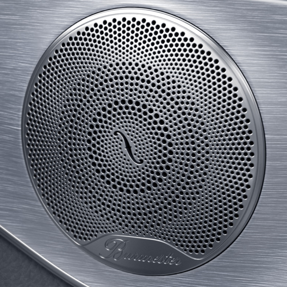 Mercedes-Benz Abdeckblende, an Lautsprecher links, silver shadow, C-Klasse (W205), EQC-Klasse (N293), GLC-Klasse (C253)