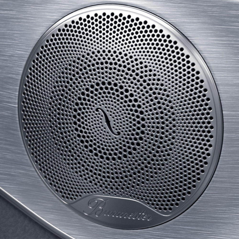 Mercedes-Benz Abdeckblende, an Lautsprecher rechts, silver shadow, C-Klasse (W205), EQC-Klasse (N293), GLC-Klasse (C253)