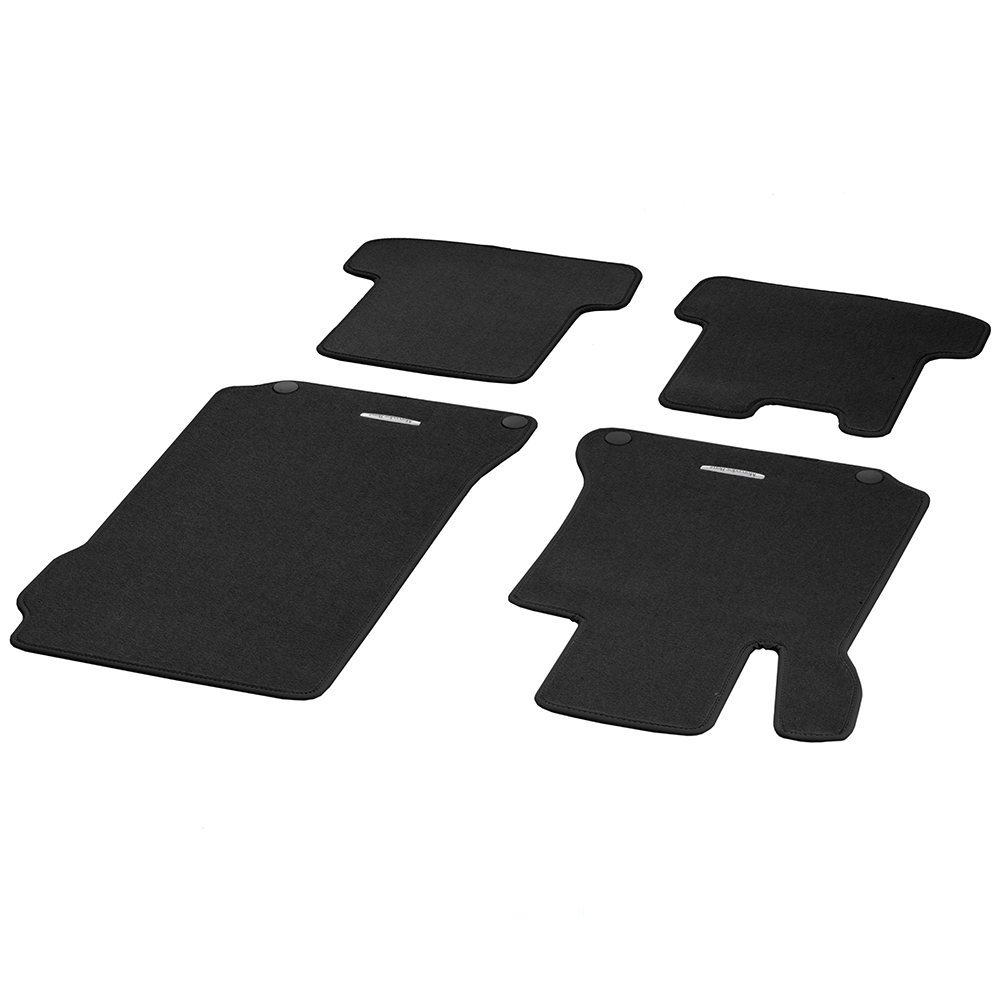 Mercedes-Benz Velours-Fußmatten 4er-Set Classic, schwarz, E-Klasse (207)