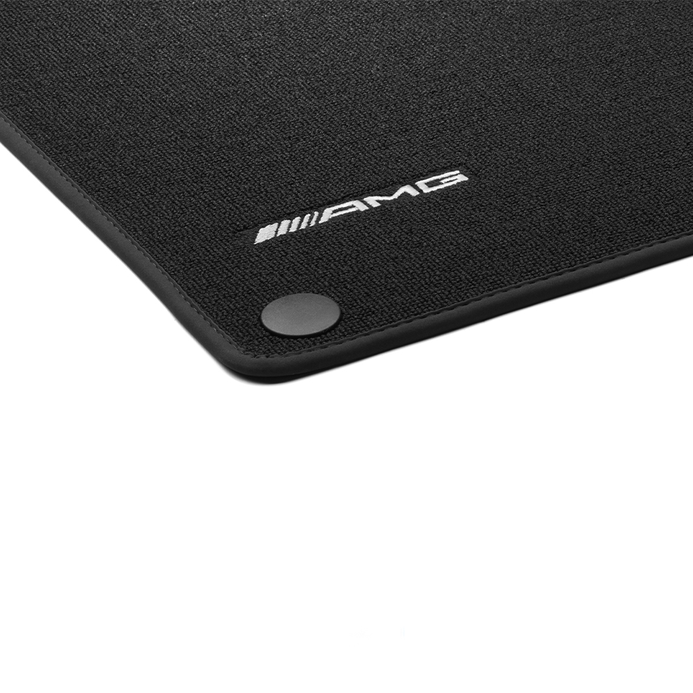Mercedes-AMG Fußmatten 4er-Set in Kurzschlingenoptik mit gesticktem AMG-Logo, E-Klasse