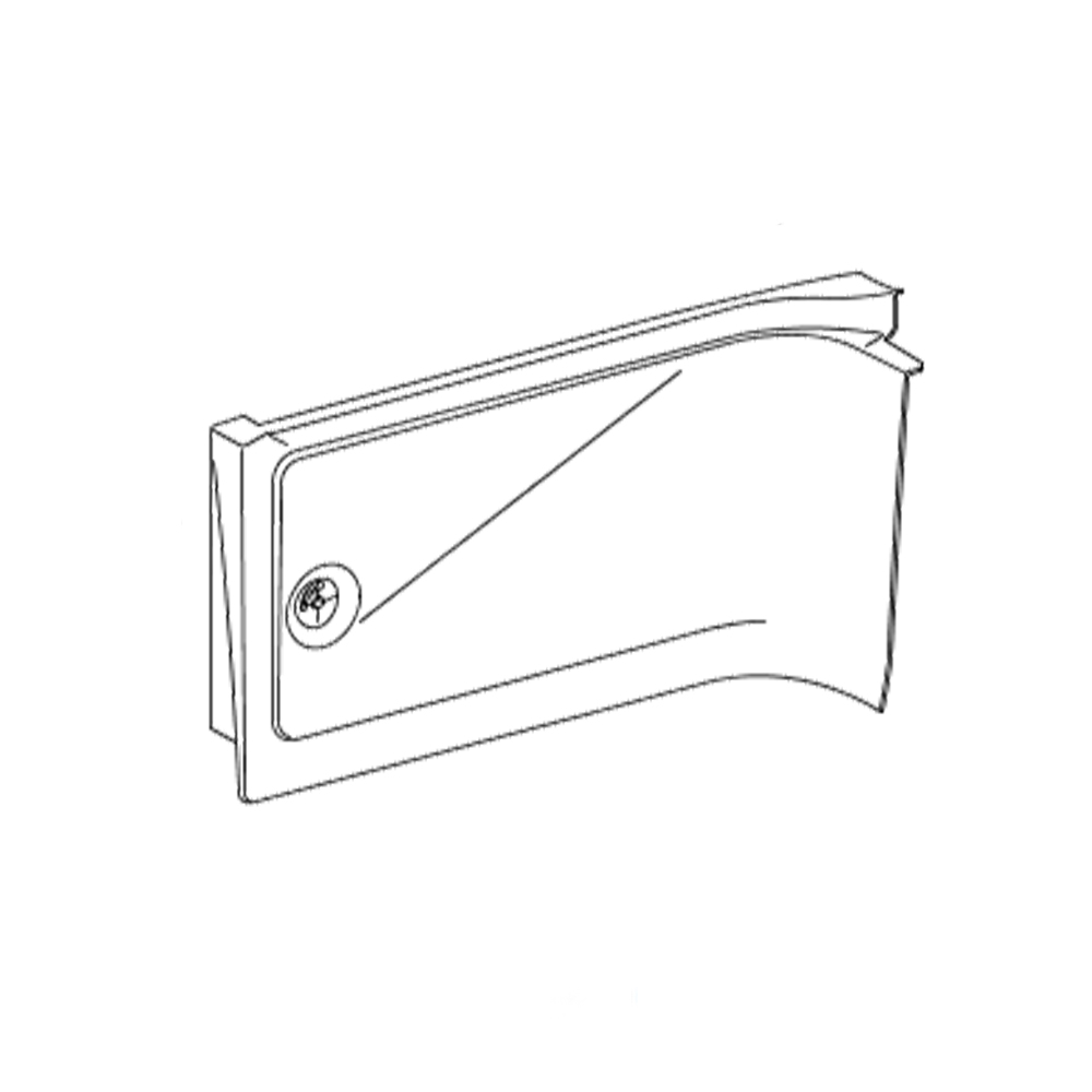 Mercedes-Benz Verkleidung (Sitzkasten links außen), anthrazit, Viano/Vito (639)