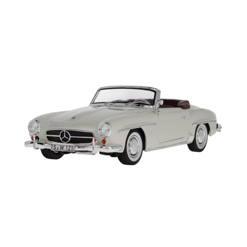 Mercedes-Benz Classic Collection 190 SL Roadster W 121 (1954-1963), Modellauto, weißgrau, Norev, 1:18