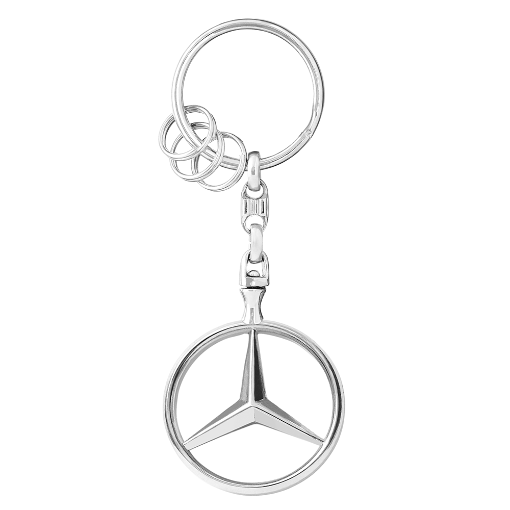 Mercedes-Benz Kollektion Schlüsselanhänger Brüssel, silber