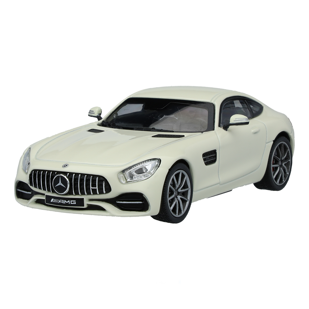 Mercedes-AMG Kollektion GT Coupé C190 Modellauto, designo diamantweiß bright, 1:43
