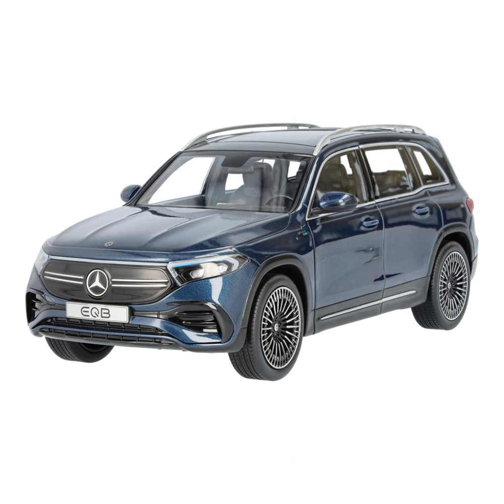 Mercedes-Benz Kollektion EQB AMG Line X243 Modellauto, denimblau, 1:18