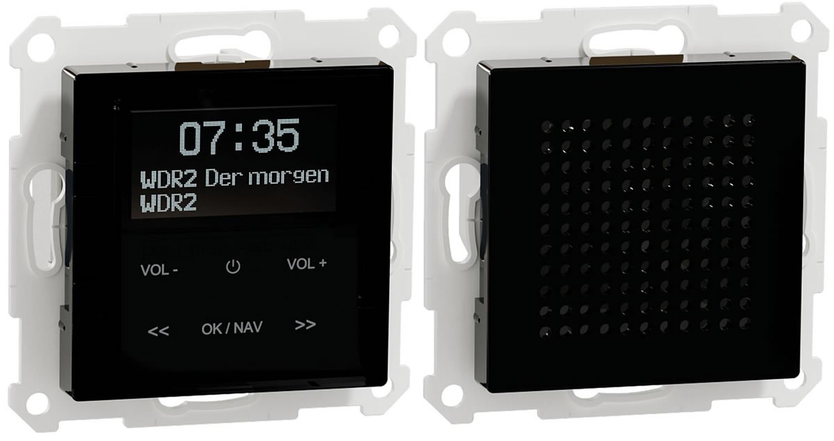 Unterputz DAB+ Radio - mit Bluetooth, inklusive Lautsprecher
