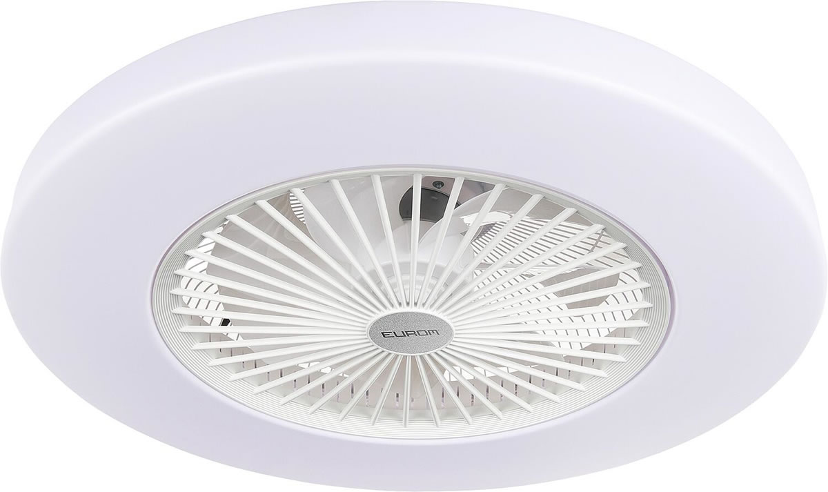 Deckenventilator mit eingebauter LED-Lampe - Fan LRC, 43W - weiß