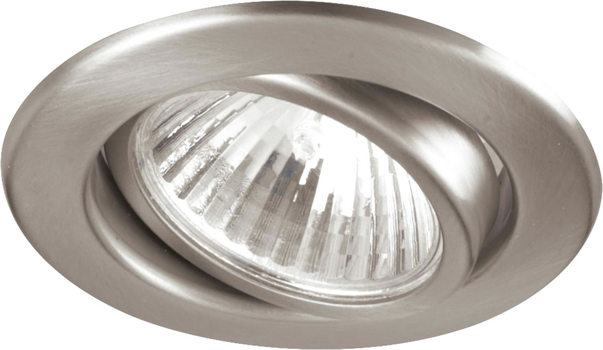 Brumberg Einbaurahmen Standard Eisen, nickel matt - ohne Leuchtmittel - 80 x 55 mm