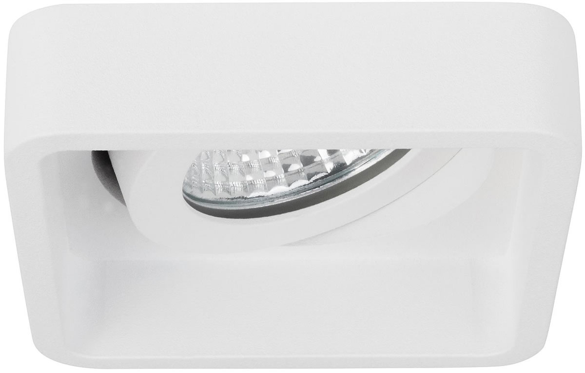 Brumberg LED-Einbaustrahler 350 mA, 6W, 3000K, eckig, 680 lm, weiß - 21 x 80 x 80 mm