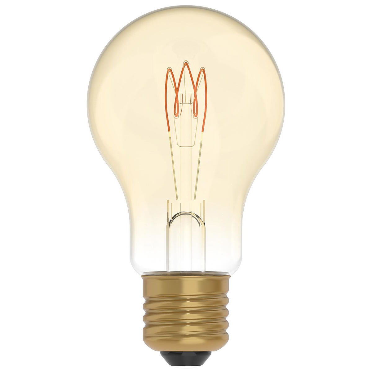 LED's light LED Deko/Vintage Leuchtmittel - A60, E27, 2,5W, 1800K, Gold 330° - dimmbar - 136 lm