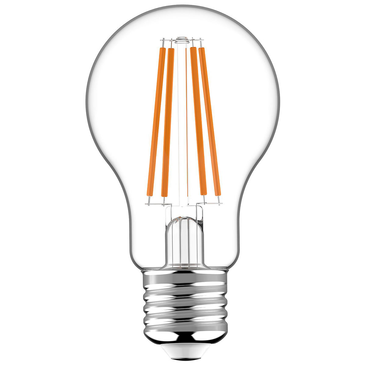 LED's light LED Filament Leuchtmittel - Glühlampe A60, E27, 7W, 2700K, Klar 330° - 806 lm