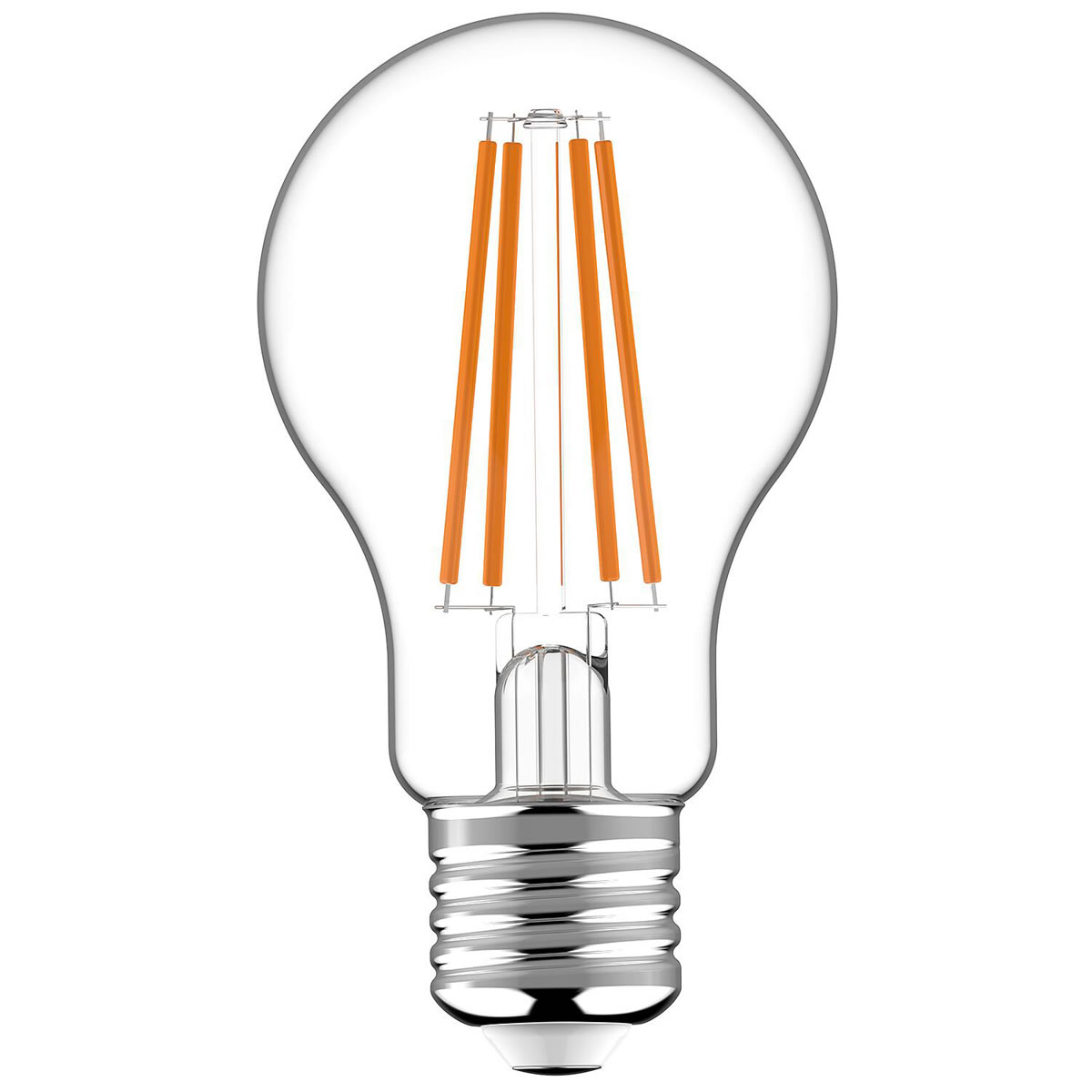 LED's light LED Filament Leuchtmittel - Glühlampe A60, E27, 7W, 2700K, Klar 330° - dimmbar - 806 lm